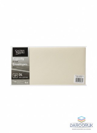 Galeria Papieru Koperta nature bezowy Galeria Papieru (280150) 10 sztuk