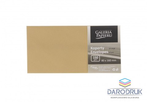 Galeria Papieru Koperta pearl złoty k złota [mm:] 80x160 Galeria Papieru (280494) 10 sztuk