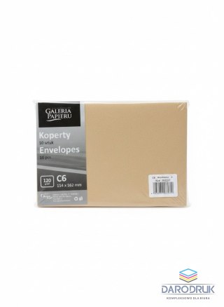Galeria Papieru Koperta C5 wood bezowy Galeria Papieru (282227) 1 sztuk