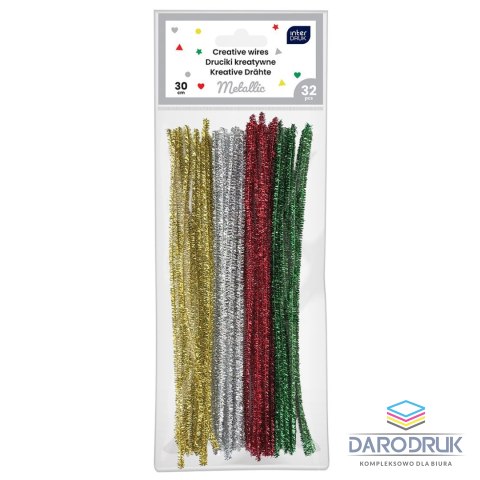 Interdruk Drucik METALIC kolor: mix 300mm 32 szt Interdruk (30cm 32 szt)