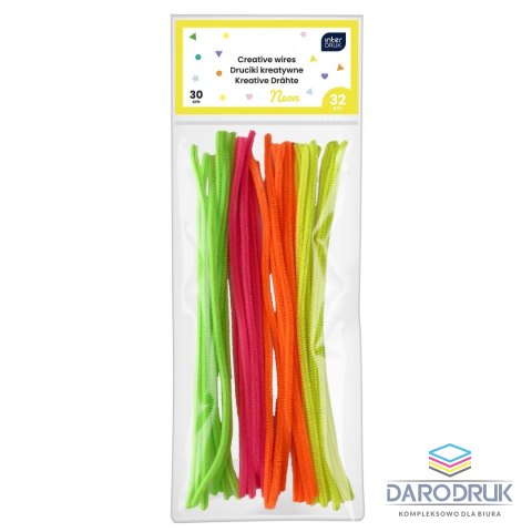 Interdruk Drucik neon kolor: mix 30 m 32 szt Interdruk (30cm 32 szt)