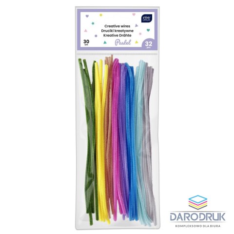 Interdruk Drucik pastelowe kolor: mix 30 m 32 szt Interdruk (30cm 32 szt)