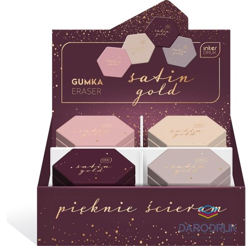 Interdruk Gumka do mazania SATIN GOLD 20 szt Interdruk (IGUMKASG)