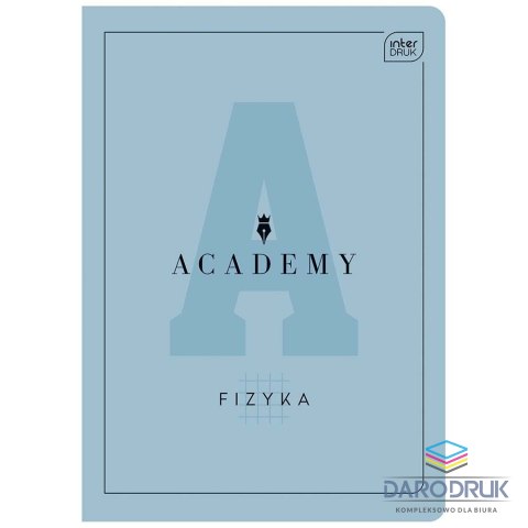 Interdruk Zeszyt tematyczny A5 ACADEMY 60k. 90g krata Interdruk (ZE60#FIZACA)