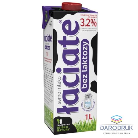 Łaciate Mleko 3,2% bez laktozy 1L Łaciate