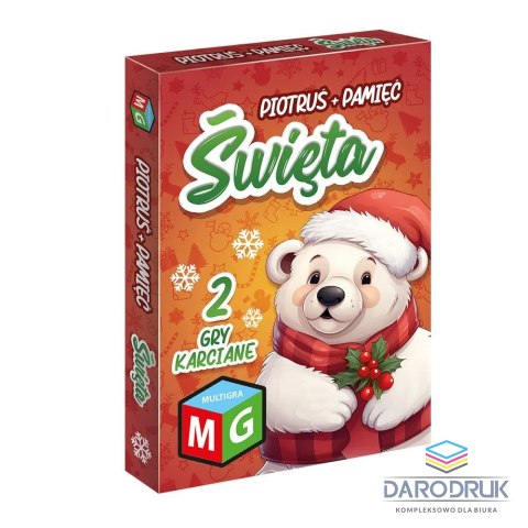Multigra Karty Piotruś święta Multigra (0521) 25 sztuk