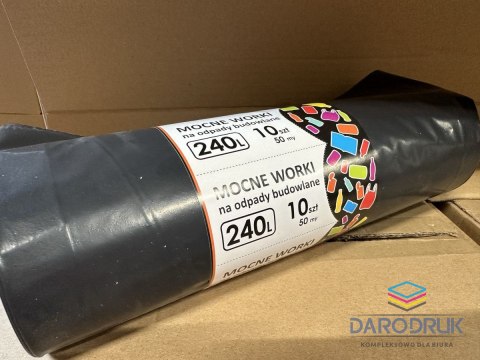 My Fastec Worki na gruz 240l kolor: czarny 240L 10 szt My Fastec