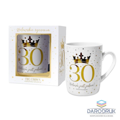 Pan Dragon Kubek wielokrotnego użytku Kubek The Crown 30K 330ml Pan Dragon (5901854997018)
