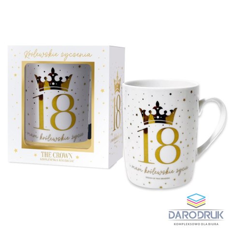 Pan Dragon Kubek wielokrotnego użytku Kubek The Crown 330ml Pan Dragon (18K)
