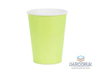 Partydeco Kubek jednorazowy jasny zielony papier 250ml Partydeco (KPP90-102-EU1)
