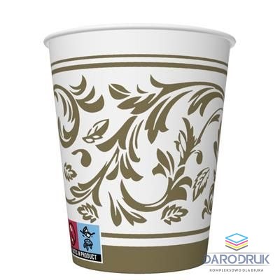 Pol-mak Kubek jednorazowy maki papier 250ml Pol-mak (KM01_OG_000802)