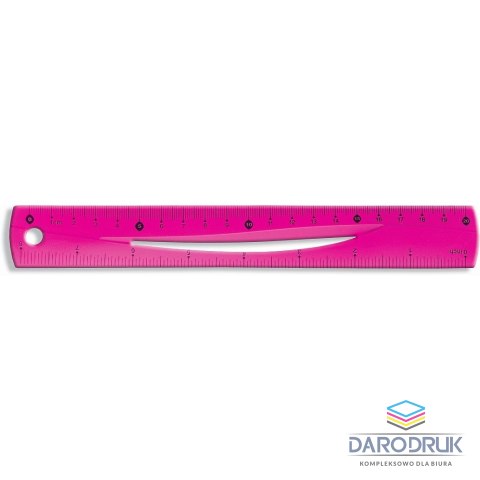 Tetis Linijka plastikowa elastyczna 20cm Tetis (BL020-RB)
