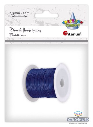 Titanum Drucik Craft-Fun Series florystyczny kolor: granatowy 20 m 1 szt Titanum (24BR0201-7)