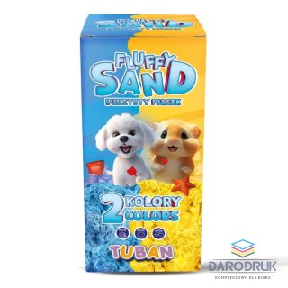 Tuban Piasek kinetyczny Fluffy Sand Puszysty Piasek Niebieski I Żółty Tuban (3790)