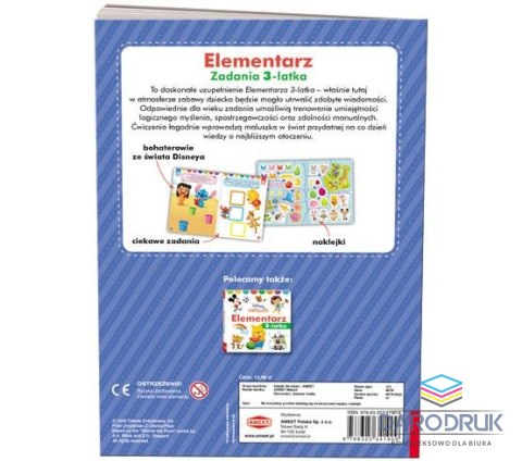 Ameet Książeczka edukacyjna Disney Maluch. Elementarz Ameet (MCN 9202)