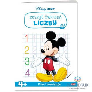 Ameet Książka dla dzieci Disney Uczy. Zeszyt ćwiczeń. Liczby Ameet (UDZ 9302)