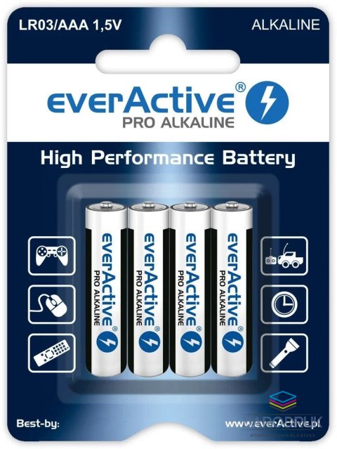 Everactive Baterie Pro Alkaline AAA LR03 Everactive