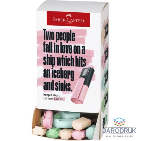 Faber Castell Zakreślacz Display mini txtlnr pastel 60 szt Faber Castell (154201 FC)