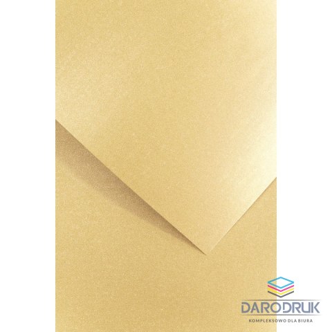 Galeria Papieru Papier ozdobny (wizytówkowy) A4 millenium złoty złoty 180g Galeria Papieru (200772)