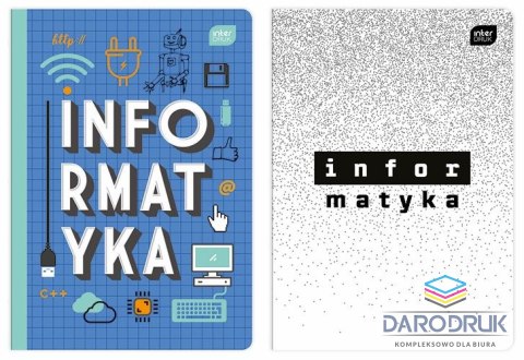 Interdruk Zeszyt tematyczny A5 INFORMATYKA 60k. krata Interdruk (ZE60INF#)