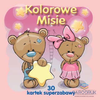 Kolorowanka Kolorowe misie