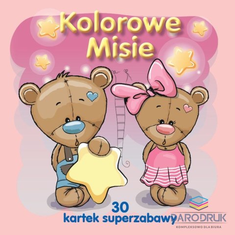 Kolorowanka Kolorowe misie