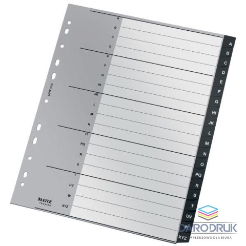 Leitz Przekładka numeryczna Recycle A4+ czarne A-Z Leitz (12190000)