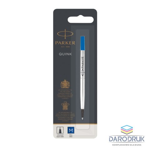 Parker Wkład do długopisu Parker do pióra kulkowego wkład niebieski 0,7mm Parker (1950324)