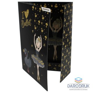 Starpak Teczka kartonowa na gumkę balerina A4 różne Starpak (491061)