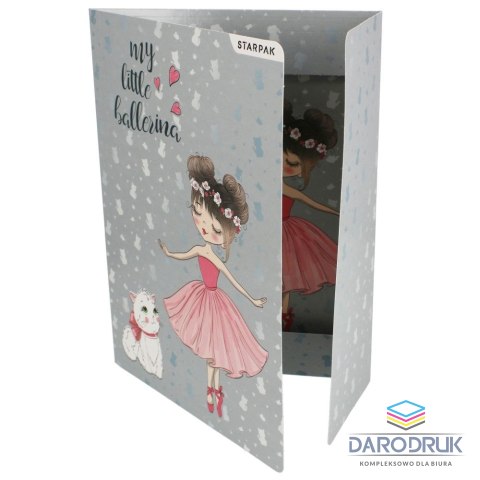 Starpak Teczka kartonowa na gumkę balerina A4 różne Starpak (491061)