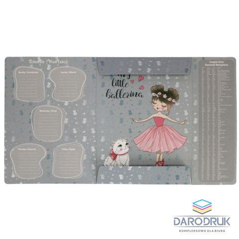 Starpak Teczka kartonowa na gumkę balerina A4 różne Starpak (491061)