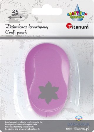 Titanum Dziurkacz ozdobny Craft-Fun Series 25mm kwiat Titanum (T-8810-125e)
