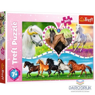 Trefl Puzzle Piękne konie 200 el. Trefl (13248)