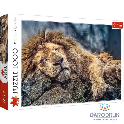 Trefl Puzzle Śpiący lew 1000 el. Trefl (10447)