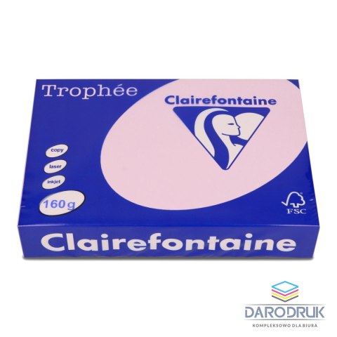 Trophee Papier kolorowy A4 kolorowy liliowy 500k. 160g Trophee (xca41043)