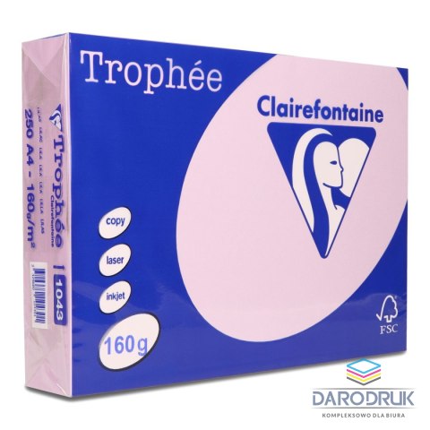 Trophee Papier kolorowy A4 kolorowy liliowy 500k. 160g Trophee (xca41043)