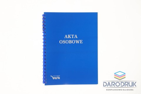 Warta Teczka do akt osobowych A4 ABCDE niebieski Warta (339-097)