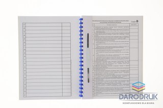 Warta Teczka do akt osobowych A4 ABCDE niebieski Warta (339-097)