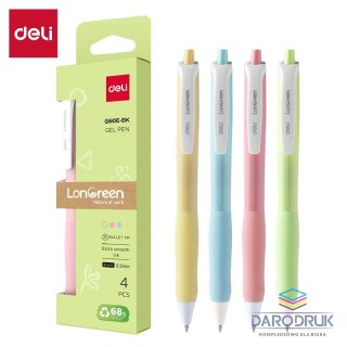Argo Długopis żelowy Longreen wkład czarny 0,5mm Argo (EG60E-BK)