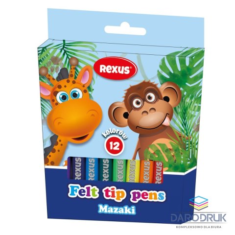 Beniamin Flamaster KIDS 12 kol. Beniamin (113621)
