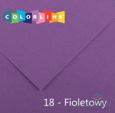 Canson Brystol Colorline 18 fiolet 150g 10k [mm:] 500x650 Canson (200041394)