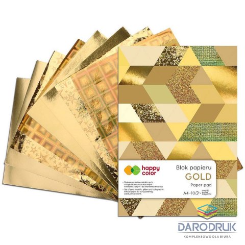Happy Color Zeszyt papierów kolorowych A4 230g 10k Happy Color (HA 3820 2030-MG)