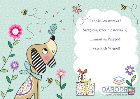 Henry Kartka składana A5 pies-WIOSNA Henry (5905701485826)