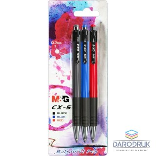 M&G Długopis CX-5 wkład mix 0,7mm M&G (ABP88475)