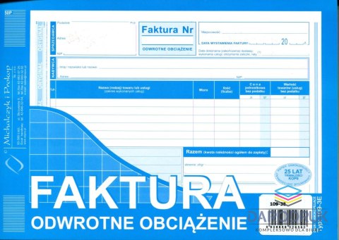 Michalczyk i Prokop Druk offsetowy A5 faktura 80k. Michalczyk i Prokop (109-3E)