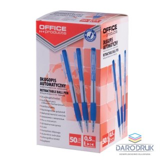 Office Products Długopis standardowy automatyczny wkład niebieski 0,5mm Office Products (17015611-01)