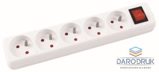 Office Products Listwa zasilająca 5m 5 gniazd Office Products (13115541-14)