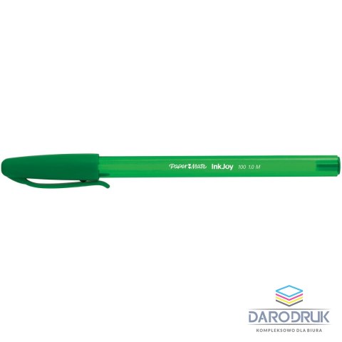 Paper Mate Długopis INKJOY zielony wkład zielony 0,3mm Paper Mate (S0957150)