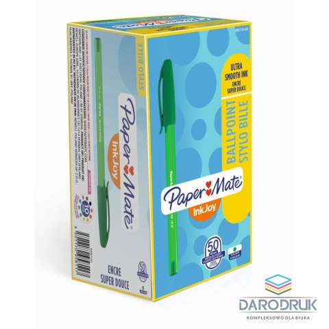 Paper Mate Długopis INKJOY zielony wkład zielony 0,3mm Paper Mate (S0957150)