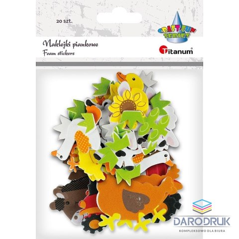 Titanum Naklejka (nalepka) Craft-Fun Series piankowe Farma Titanum (4639)